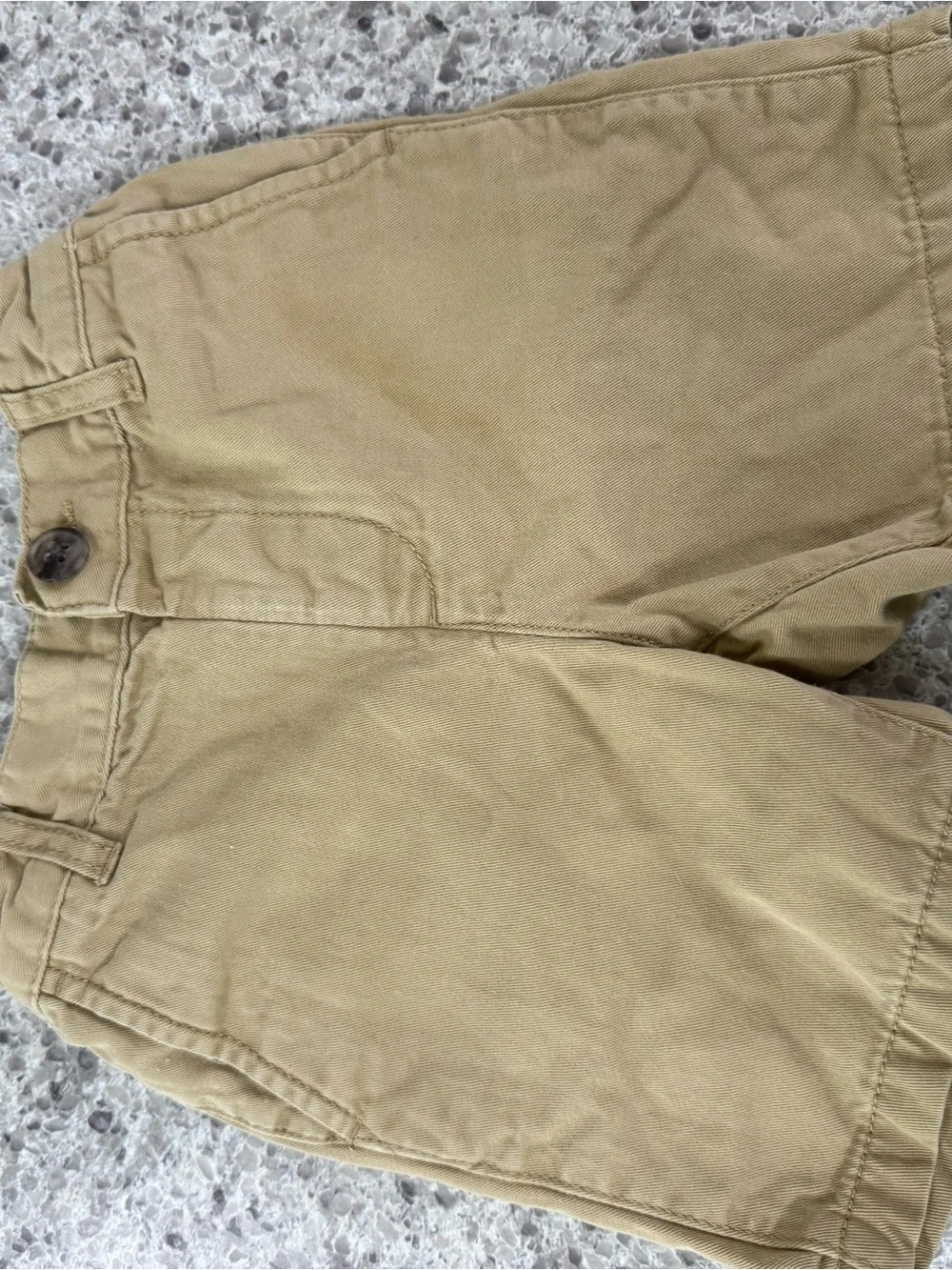 The Children's Place Khaki Elastic Waist Shorts